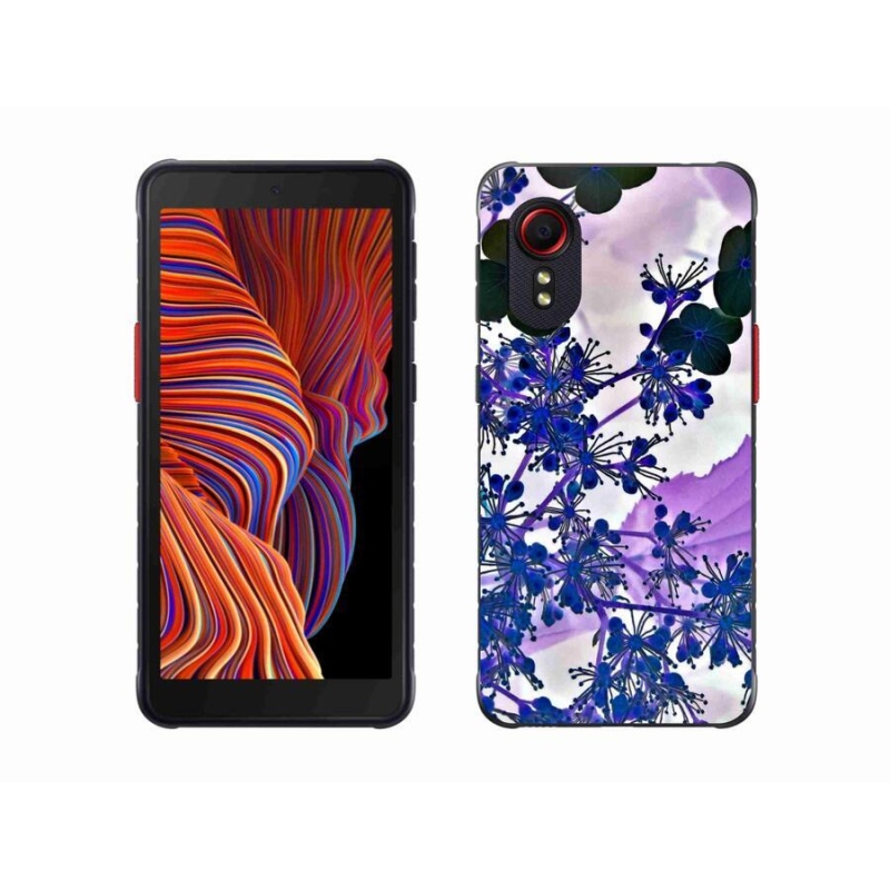 Gélový kryt mmCase na mobil Samsung Galaxy Xcover 5 - kvet hortenzie