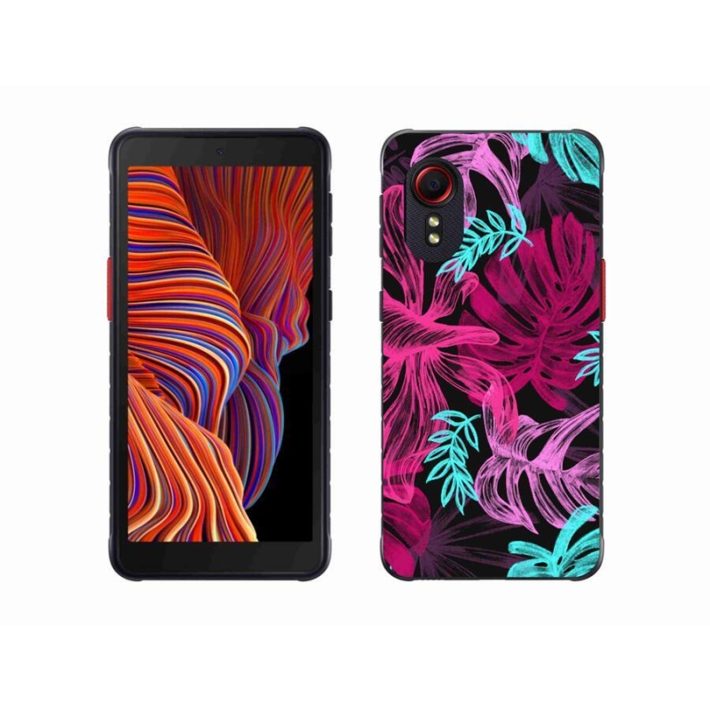 Gélový kryt mmCase na mobil Samsung Galaxy Xcover 5 - kvety 1