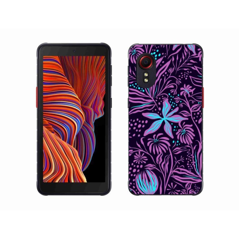 Gélový kryt mmCase na mobil Samsung Galaxy Xcover 5 - kvety 2