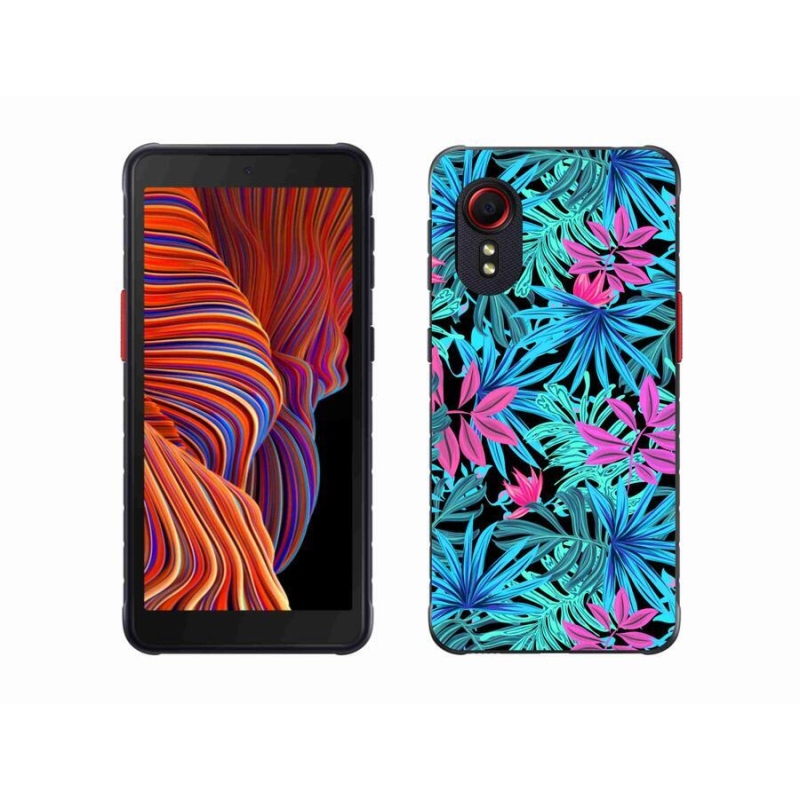 Gélový kryt mmCase na mobil Samsung Galaxy Xcover 5 - kvety 3