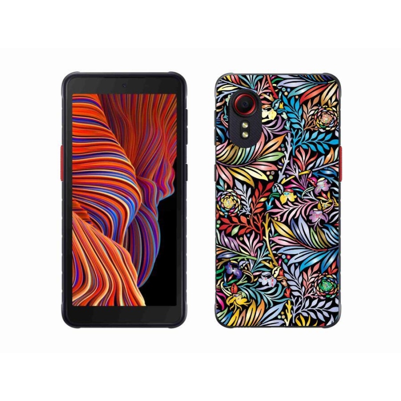 Gélový kryt mmCase na mobil Samsung Galaxy Xcover 5 - kvety 5