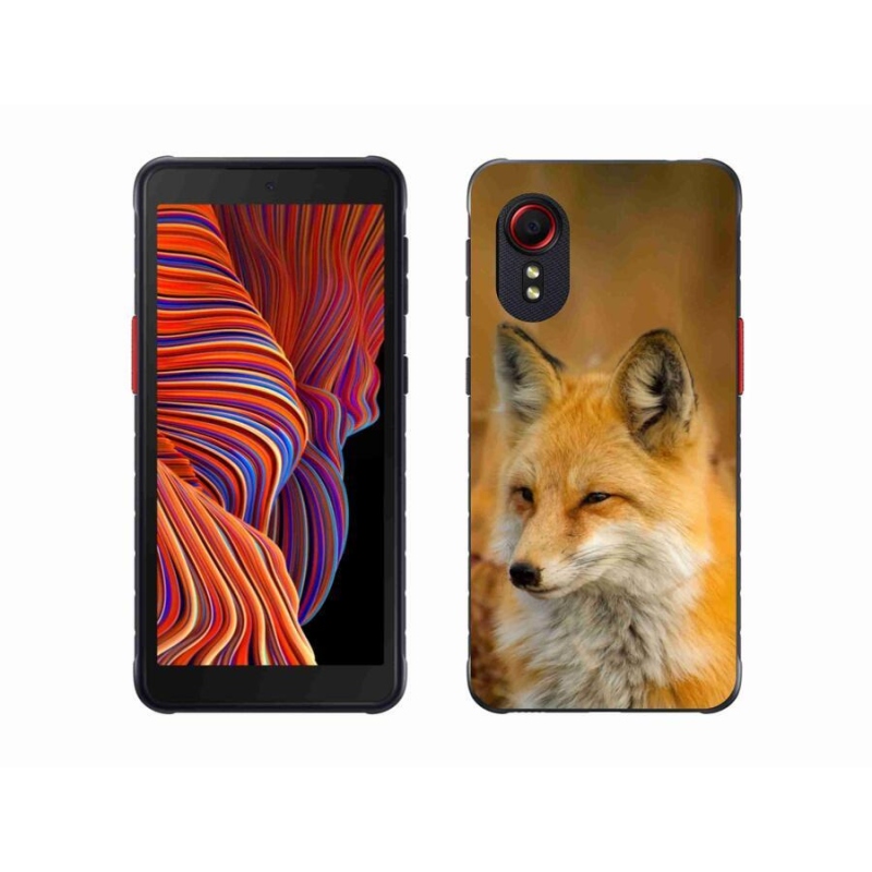 Gélový kryt mmCase na mobil Samsung Galaxy Xcover 5 - líška