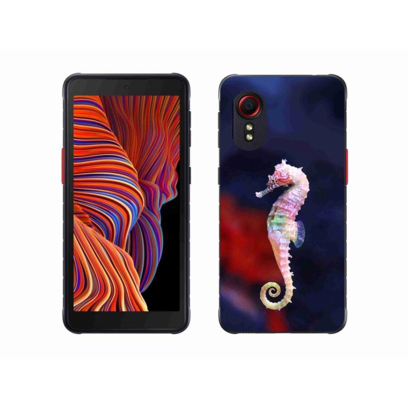 Gélový kryt mmCase na mobil Samsung Galaxy Xcover 5 - morský koník