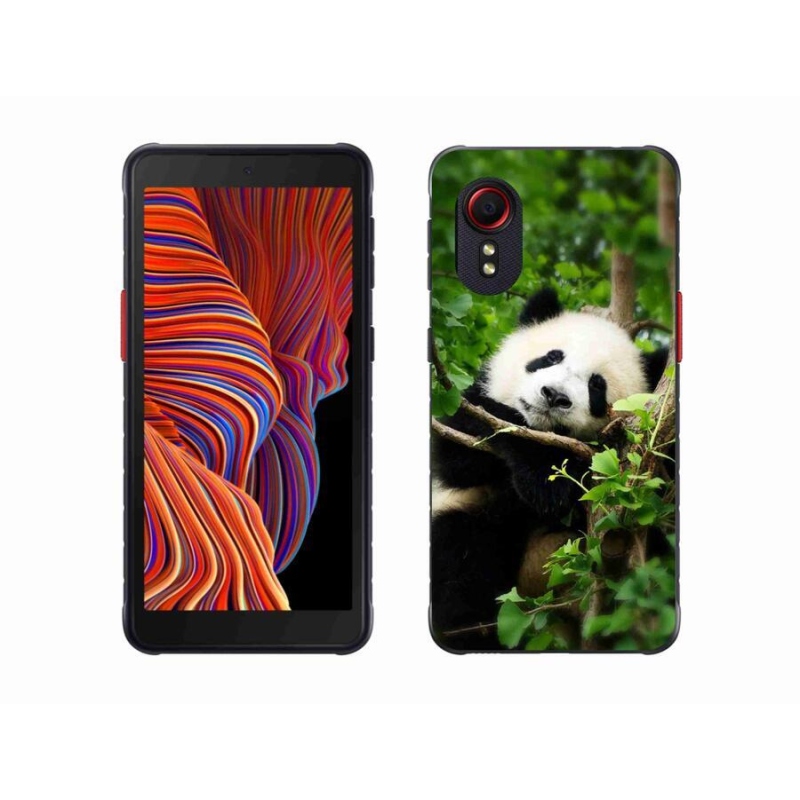 Gélový kryt mmCase na mobil Samsung Galaxy Xcover 5 - panda