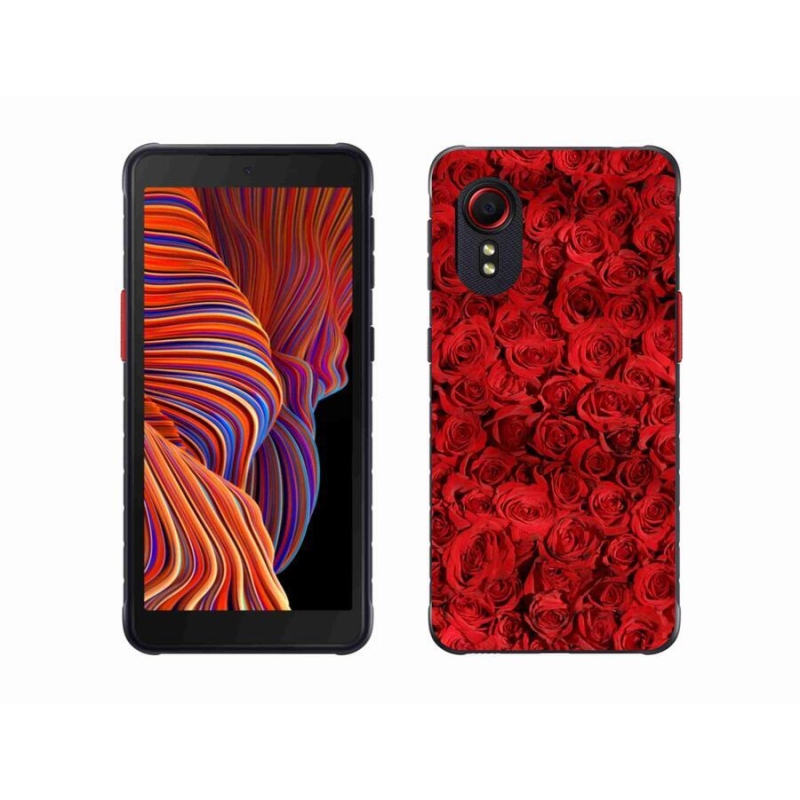 Gélový kryt mmCase na mobil Samsung Galaxy Xcover 5 - ruža