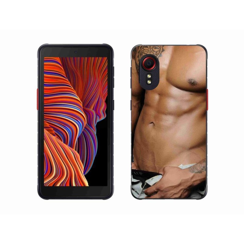 Gélový kryt mmCase na mobil Samsung Galaxy Xcover 5 - sexy muž