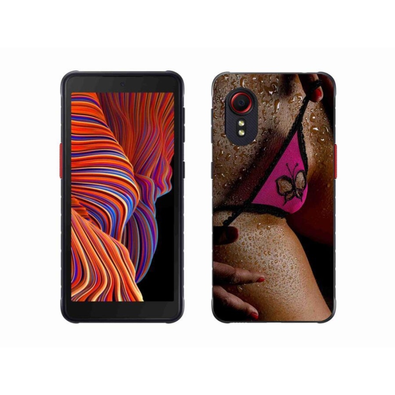 Gélový kryt mmCase na mobil Samsung Galaxy Xcover 5 - sexy žena