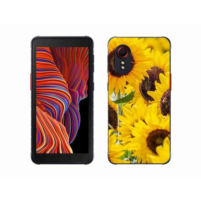 Gélový kryt mmCase na mobil Samsung Galaxy Xcover 5 - slnečnica