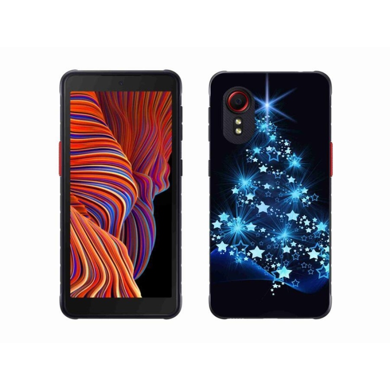 Gélový kryt mmCase na mobil Samsung Galaxy Xcover 5 - vianočný stromček