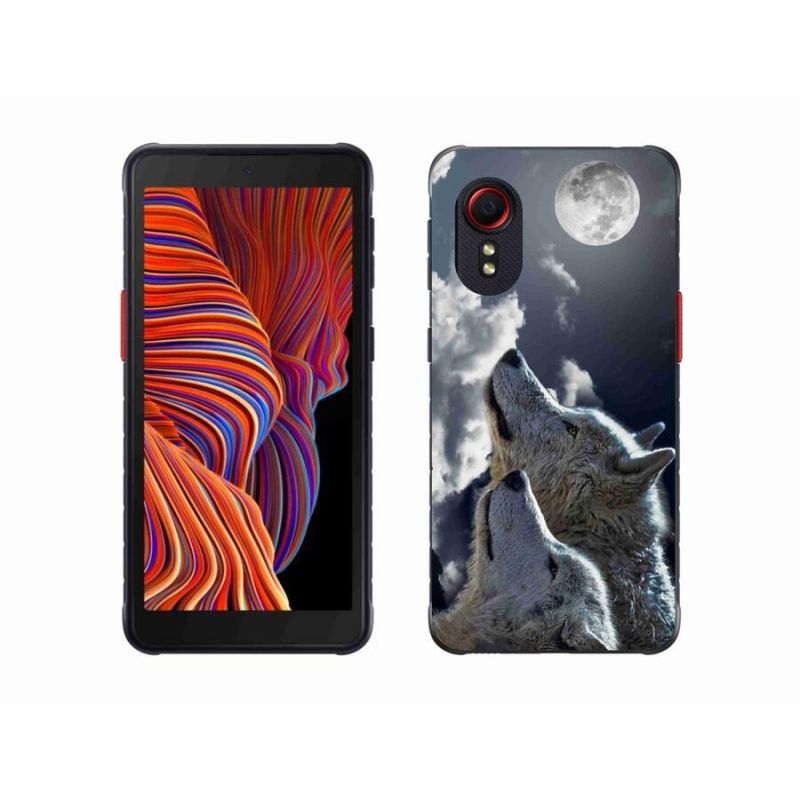 Gélový kryt mmCase na mobil Samsung Galaxy Xcover 5 - vlci