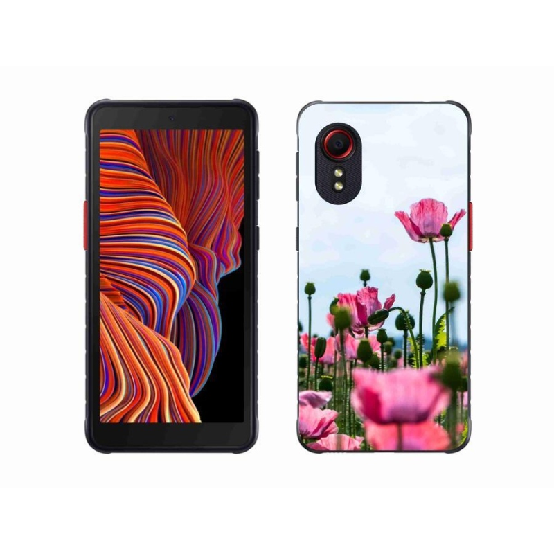 Gélový kryt mmCase na mobil Samsung Galaxy Xcover 5 - vlčí mak