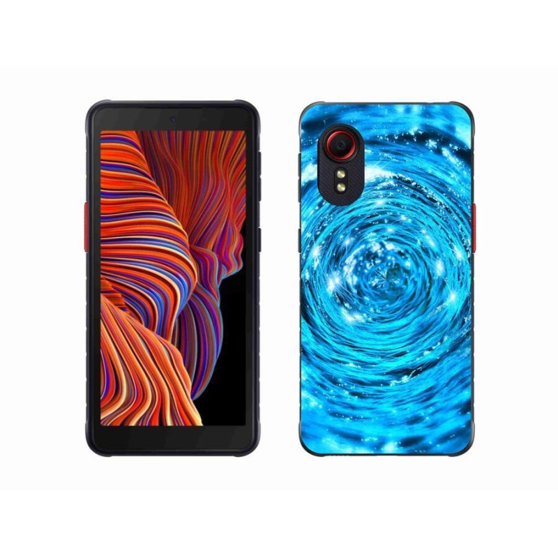 Gélový kryt mmCase na mobil Samsung Galaxy Xcover 5 - vodný vír