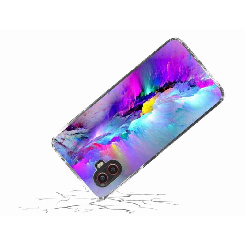 Gélový kryt mmCase na mobil Samsung Galaxy Xcover 6 Pro - abstrakt