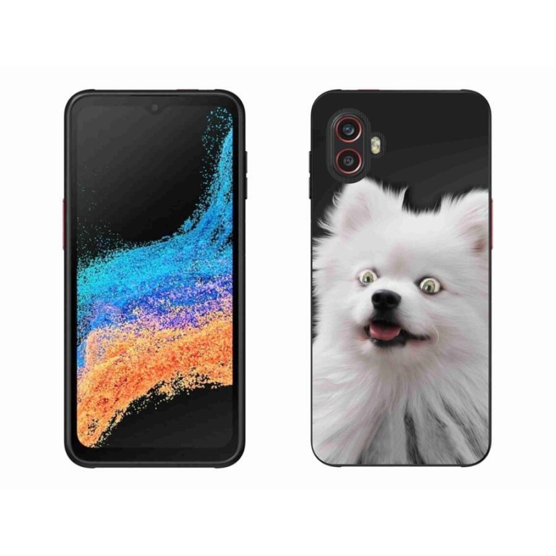 Gélový kryt mmCase na mobil Samsung Galaxy Xcover 6 Pro - biely špic