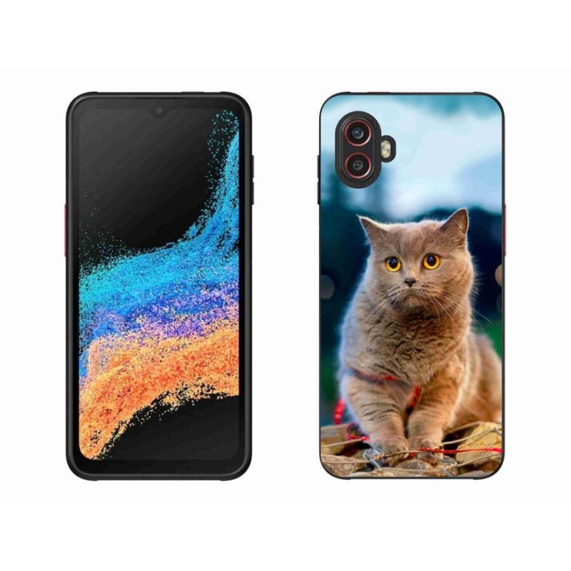 Gélový kryt mmCase na mobil Samsung Galaxy Xcover 6 Pro - britská modrá 2