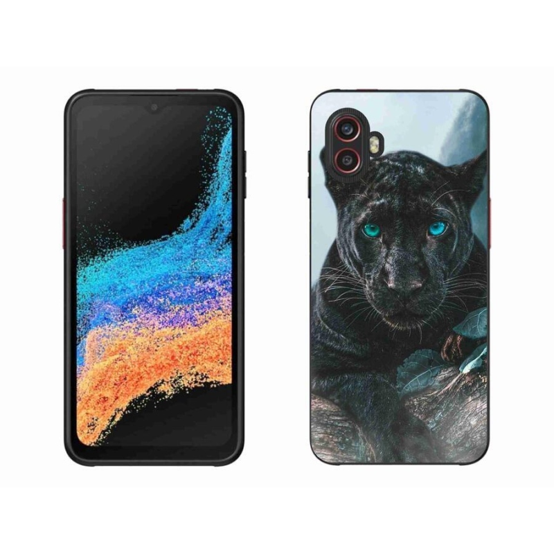 Gélový kryt mmCase na mobil Samsung Galaxy Xcover 6 Pro - čierny panter