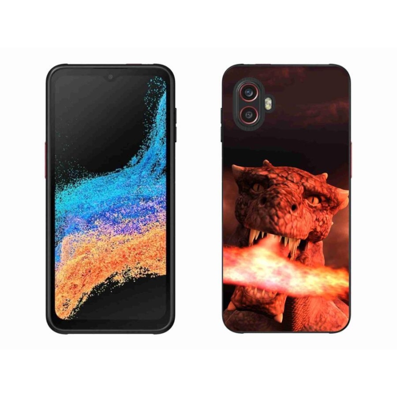 Gélový kryt mmCase na mobil Samsung Galaxy Xcover 6 Pro - drak