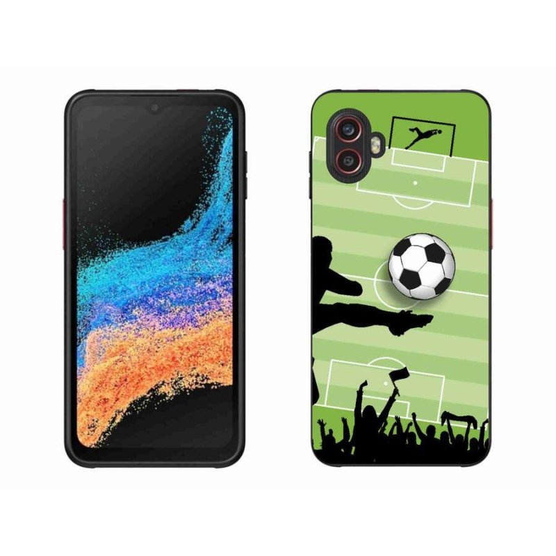 Gélový kryt mmCase na mobil Samsung Galaxy Xcover 6 Pro - futbal 3