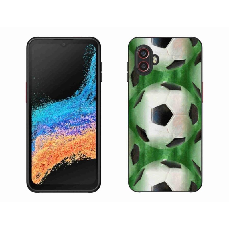 Gélový kryt mmCase na mobil Samsung Galaxy Xcover 6 Pro - futbalová lopta