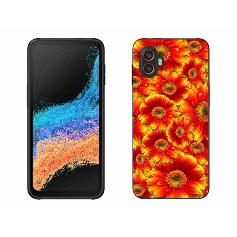 Gélový kryt mmCase na mobil Samsung Galaxy Xcover 6 Pro - gerbera 1