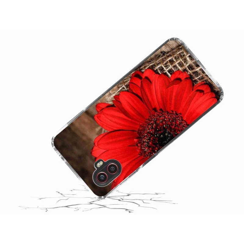 Gélový kryt mmCase na mobil Samsung Galaxy Xcover 6 Pro - gerbera