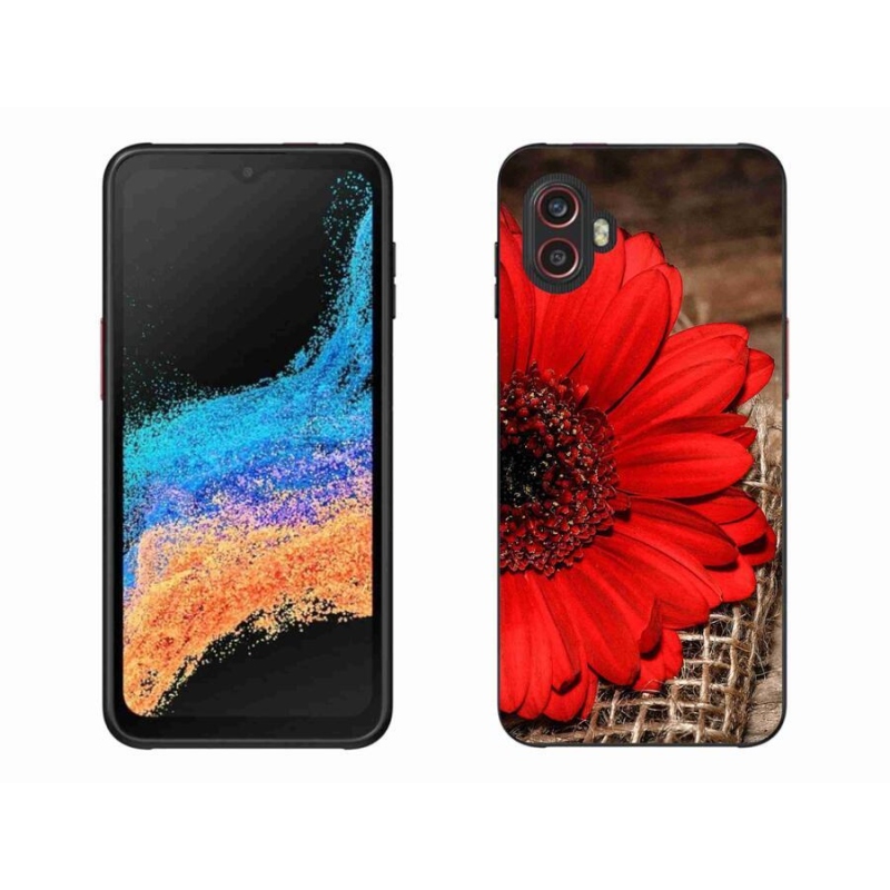 Gélový kryt mmCase na mobil Samsung Galaxy Xcover 6 Pro - gerbera