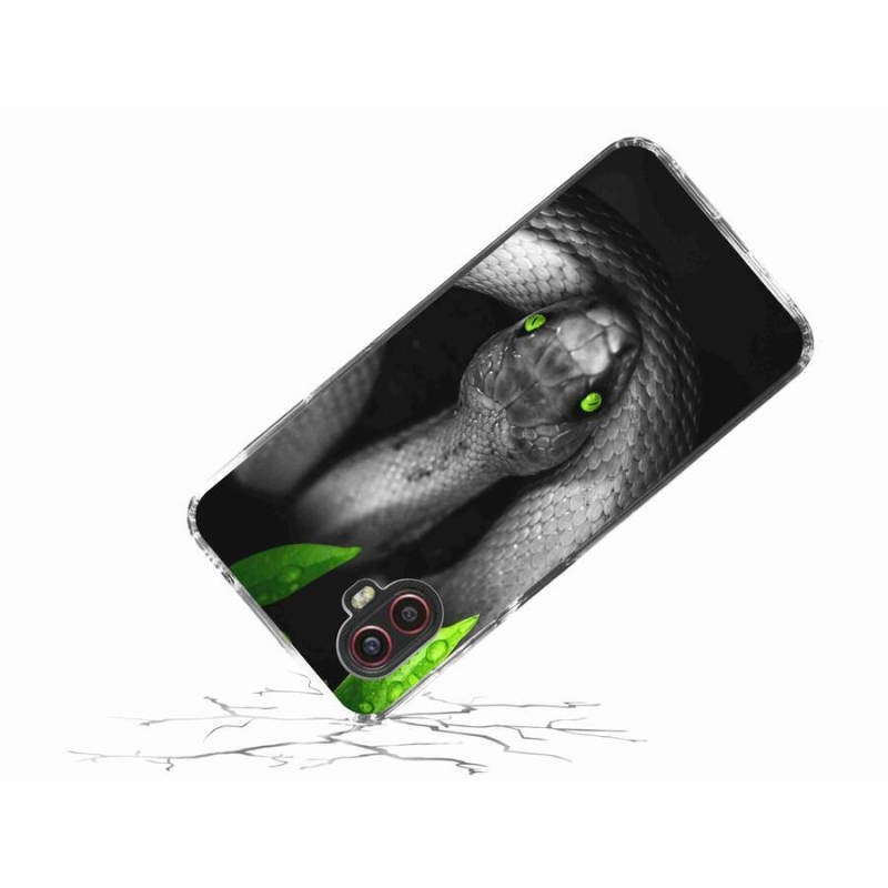 Gélový kryt mmCase na mobil Samsung Galaxy Xcover 6 Pro - had