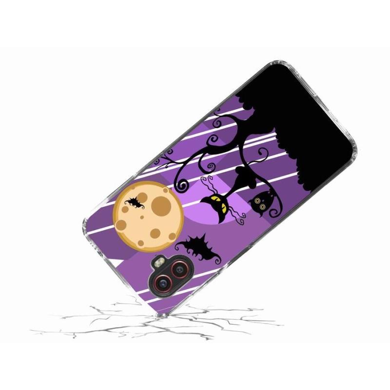 Gélový kryt mmCase na mobil Samsung Galaxy Xcover 6 Pro - halloween