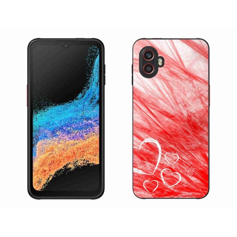 Gélový kryt mmCase na mobil Samsung Galaxy Xcover 6 Pro - heart