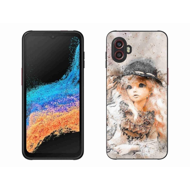 Gélový kryt mmCase na mobil Samsung Galaxy Xcover 6 Pro - dievčatko s klobúkom