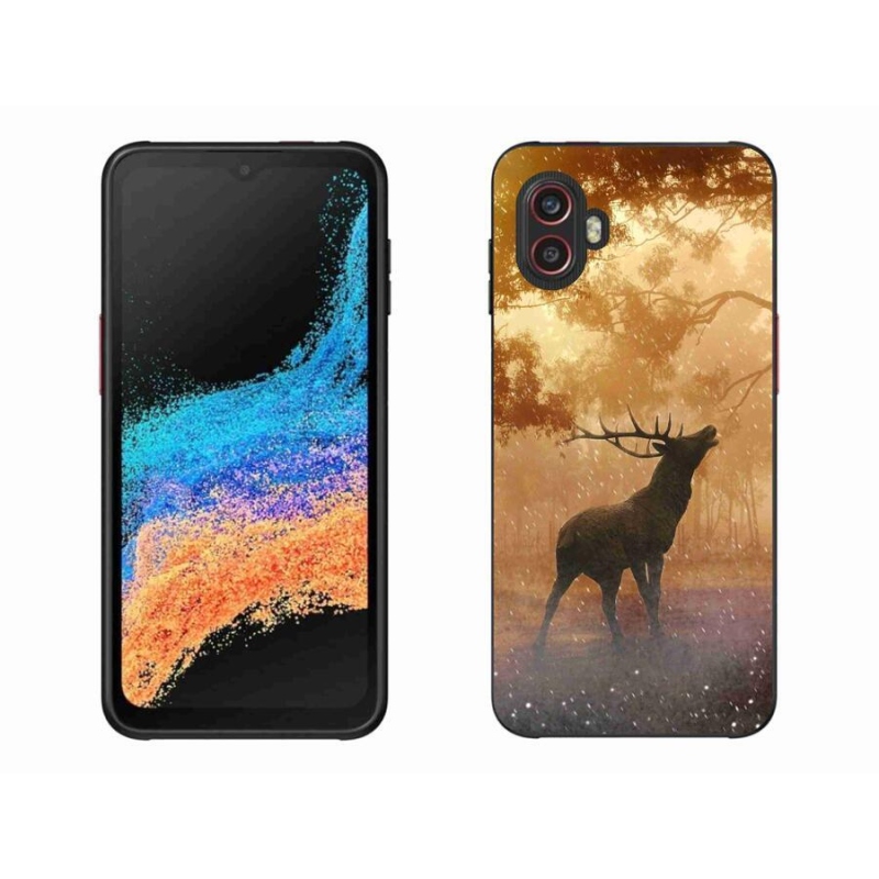 Gélový kryt mmCase na mobil Samsung Galaxy Xcover 6 Pro - jeleň v ruji