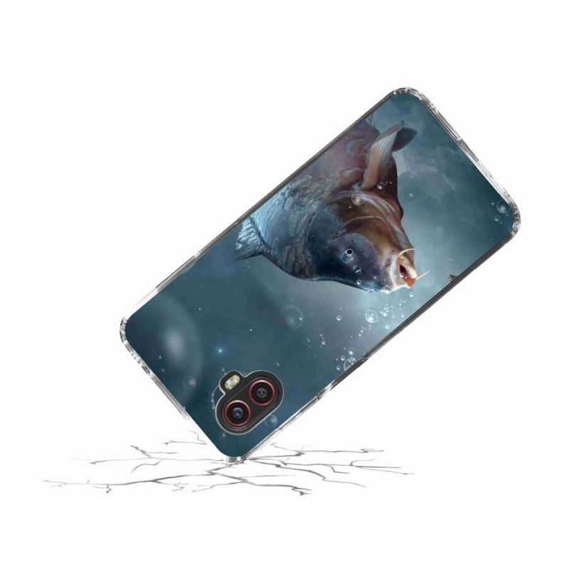 Gélový kryt mmCase na mobil Samsung Galaxy Xcover 6 Pro - kapor a bublinky