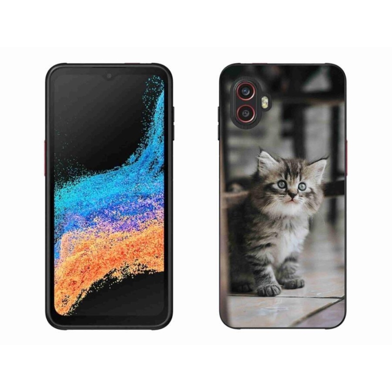 Gélový kryt mmCase na mobil Samsung Galaxy Xcover 6 Pro - mačiatko