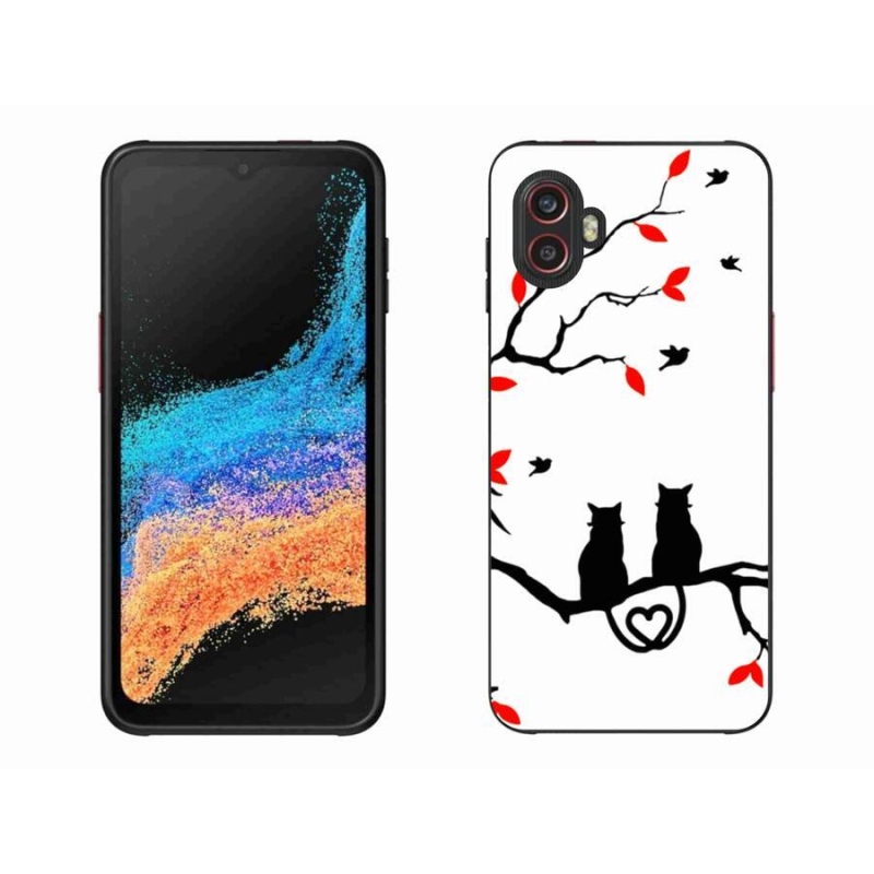 Gélový kryt mmCase na mobil Samsung Galaxy Xcover 6 Pro - mačacia láska