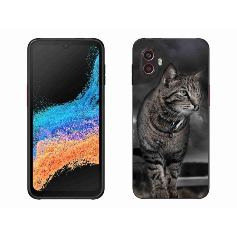 Gélový kryt mmCase na mobil Samsung Galaxy Xcover 6 Pro - mačka