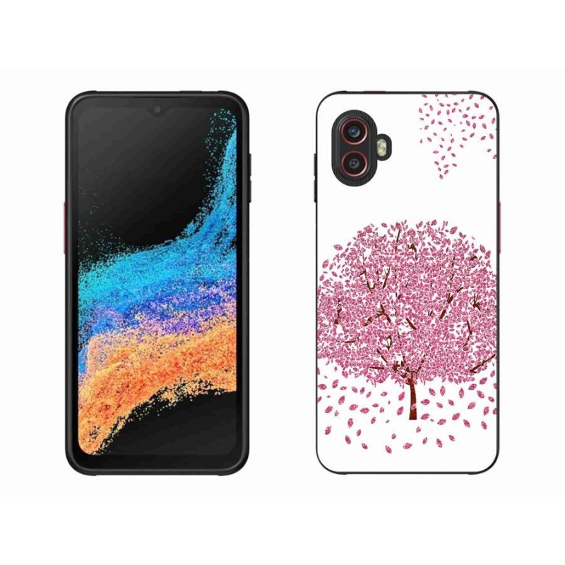 Gélový kryt mmCase na mobil Samsung Galaxy Xcover 6 Pro - kreslený strom s listami