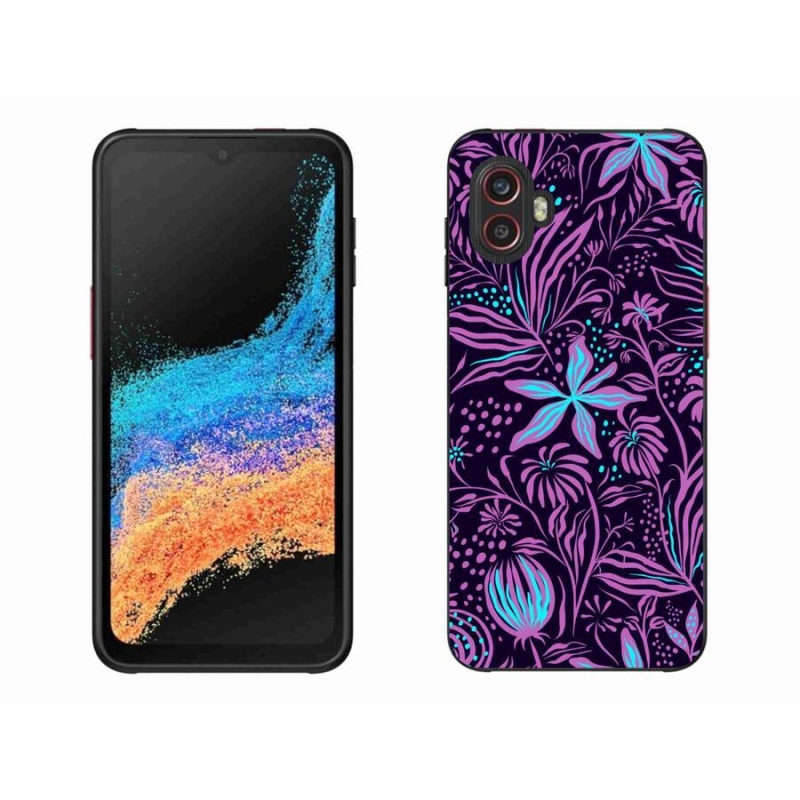 Gélový kryt mmCase na mobil Samsung Galaxy Xcover 6 Pro - kvety 2