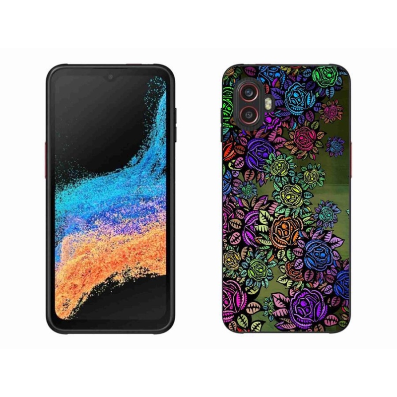 Gélový kryt mmCase na mobil Samsung Galaxy Xcover 6 Pro - kvety 6