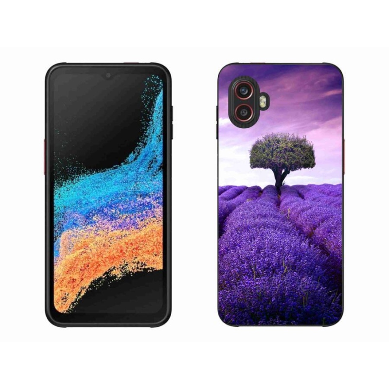 Gélový kryt mmCase na mobil Samsung Galaxy Xcover 6 Pro - levanduľová lúka