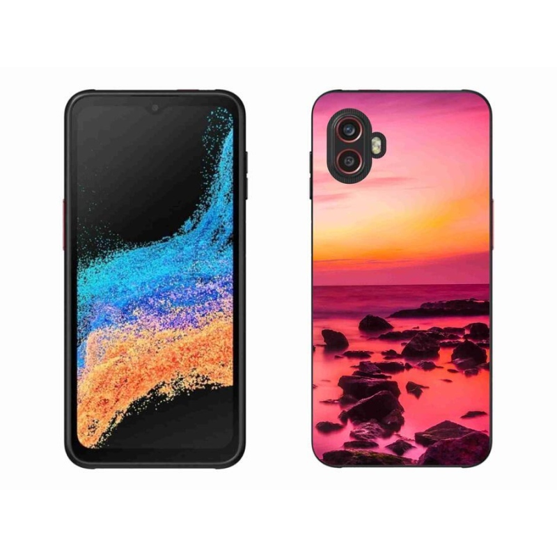 Gélový kryt mmCase na mobil Samsung Galaxy Xcover 6 Pro - more a žiara