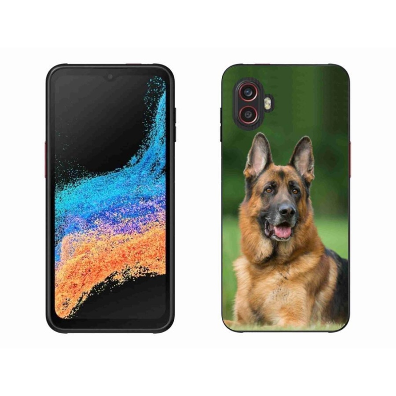 Gélový kryt mmCase na mobil Samsung Galaxy Xcover 6 Pro - nemecký ovčiak