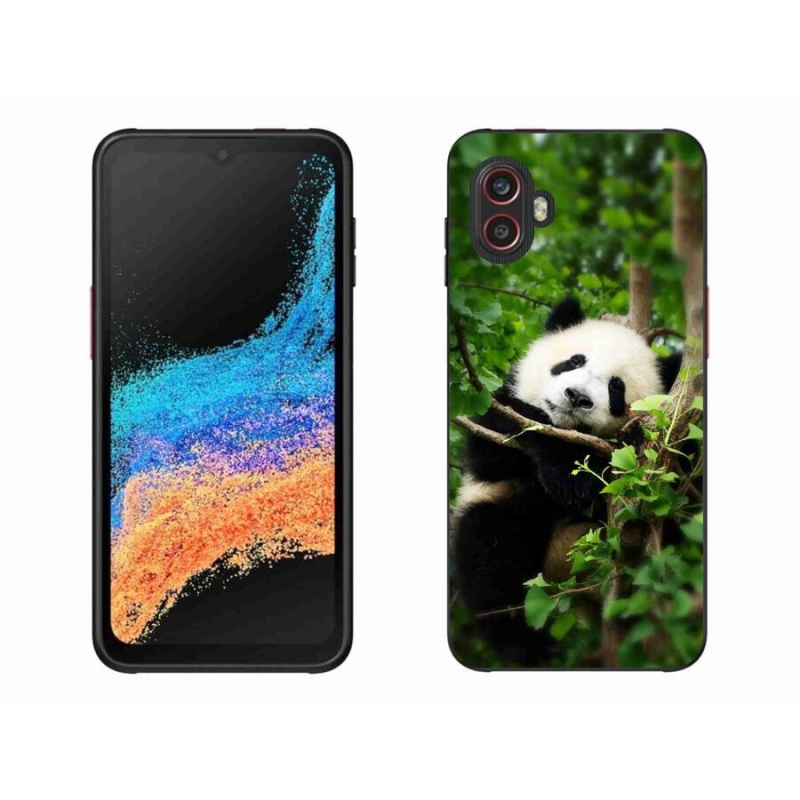 Gélový kryt mmCase na mobil Samsung Galaxy Xcover 6 Pro - panda