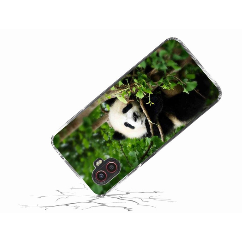 Gélový kryt mmCase na mobil Samsung Galaxy Xcover 6 Pro - panda