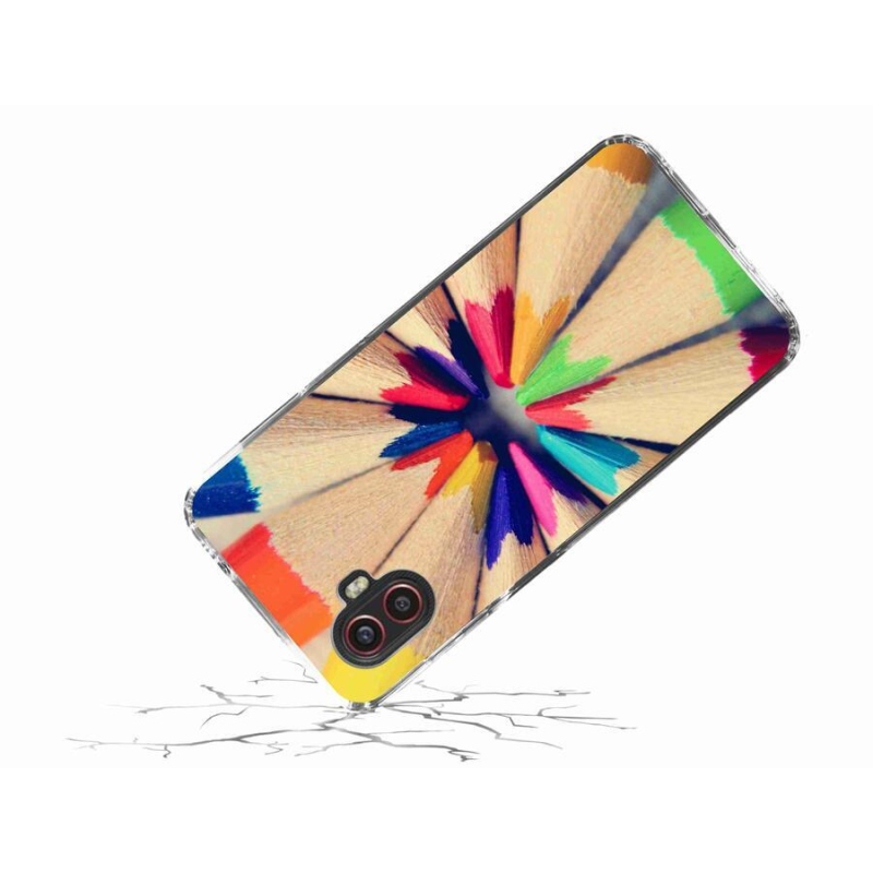 Gélový kryt mmCase na mobil Samsung Galaxy Xcover 6 Pro - pastelky