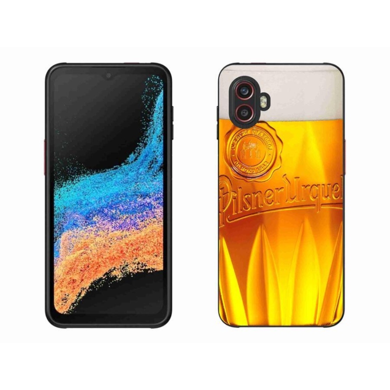 Gélový kryt mmCase na mobil Samsung Galaxy Xcover 6 Pro - pivo