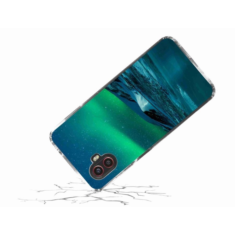 Gélový kryt mmCase na mobil Samsung Galaxy Xcover 6 Pro - polárna žiara