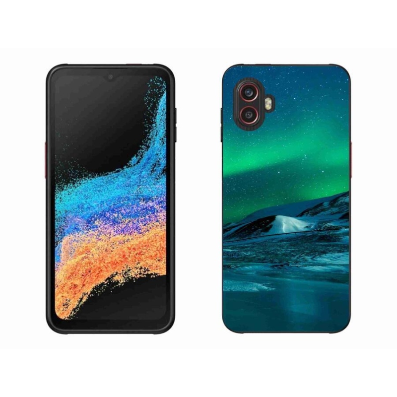 Gélový kryt mmCase na mobil Samsung Galaxy Xcover 6 Pro - polárna žiara