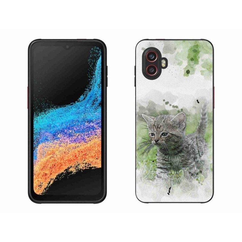 Gélový kryt mmCase na mobil Samsung Galaxy Xcover 6 Pro - roztomilé mačiatko 1