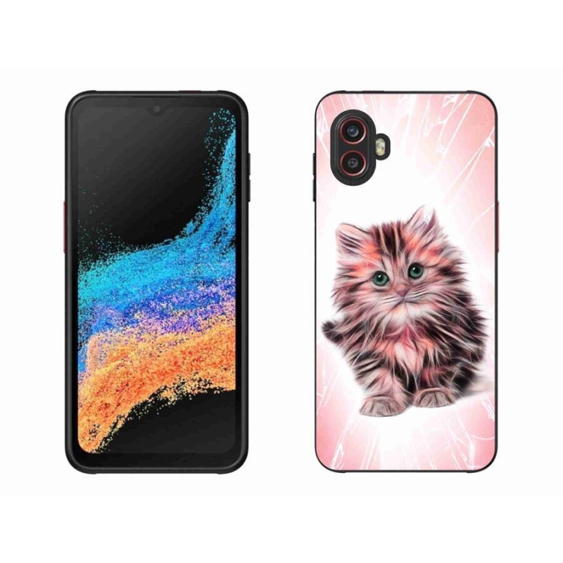 Gélový kryt mmCase na mobil Samsung Galaxy Xcover 6 Pro - roztomilé mačiatko