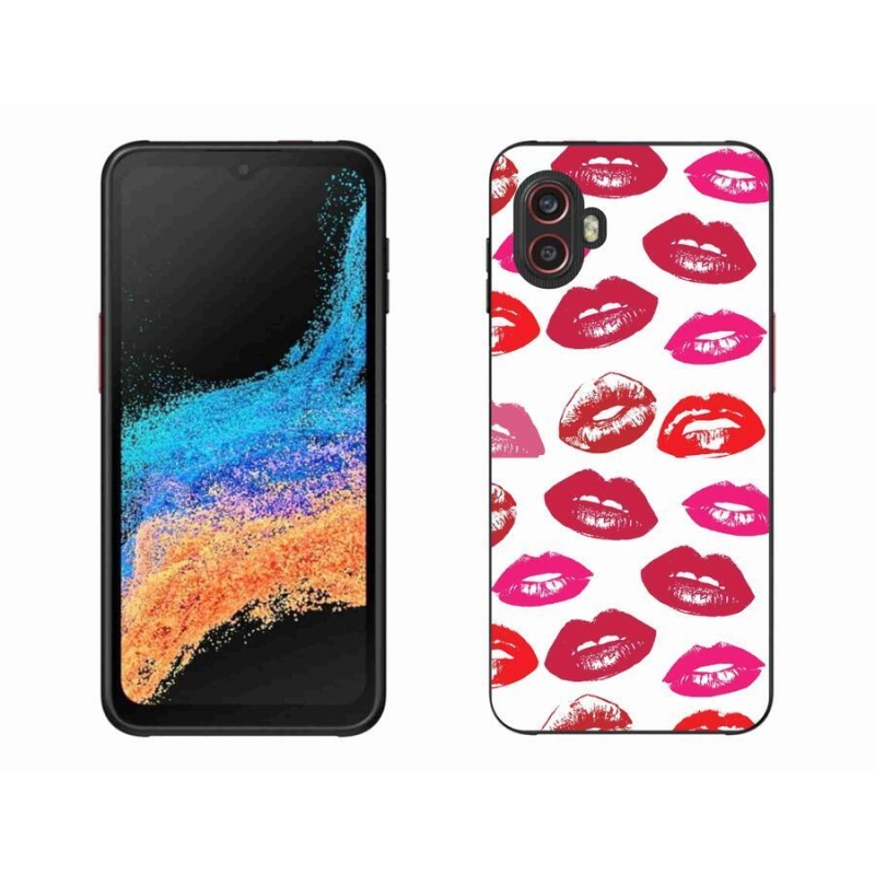 Gélový kryt mmCase na mobil Samsung Galaxy Xcover 6 Pro - pery